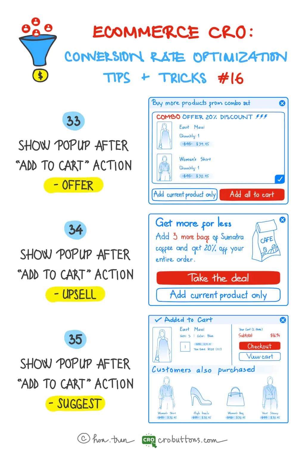 Use pop-up recommendations to increase your AOV – eCommerce CRO Tips & Tricks #16