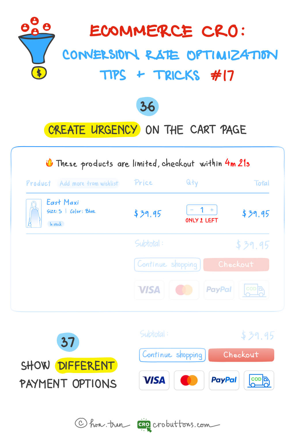 How to Increase The Checkout Conversion Rate – eCommerce CRO Tips & Tricks #17